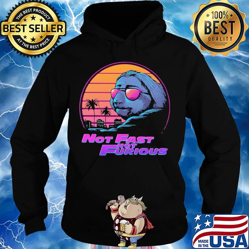 Sloth Not fast not furious vintage s Hoodie
