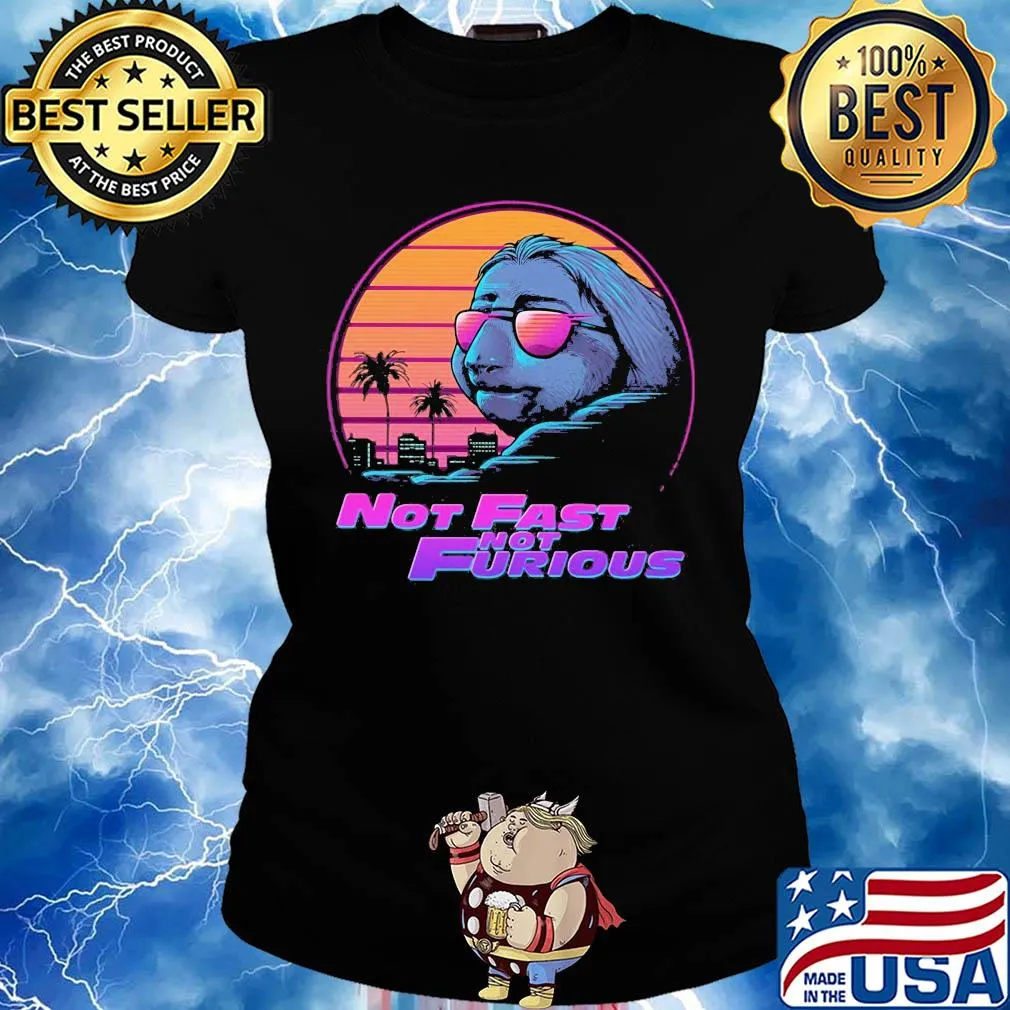 Sloth Not fast not furious vintage s Ladies tee
