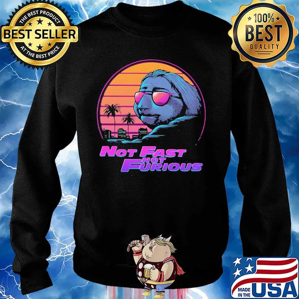 Sloth Not fast not furious vintage s Sweater