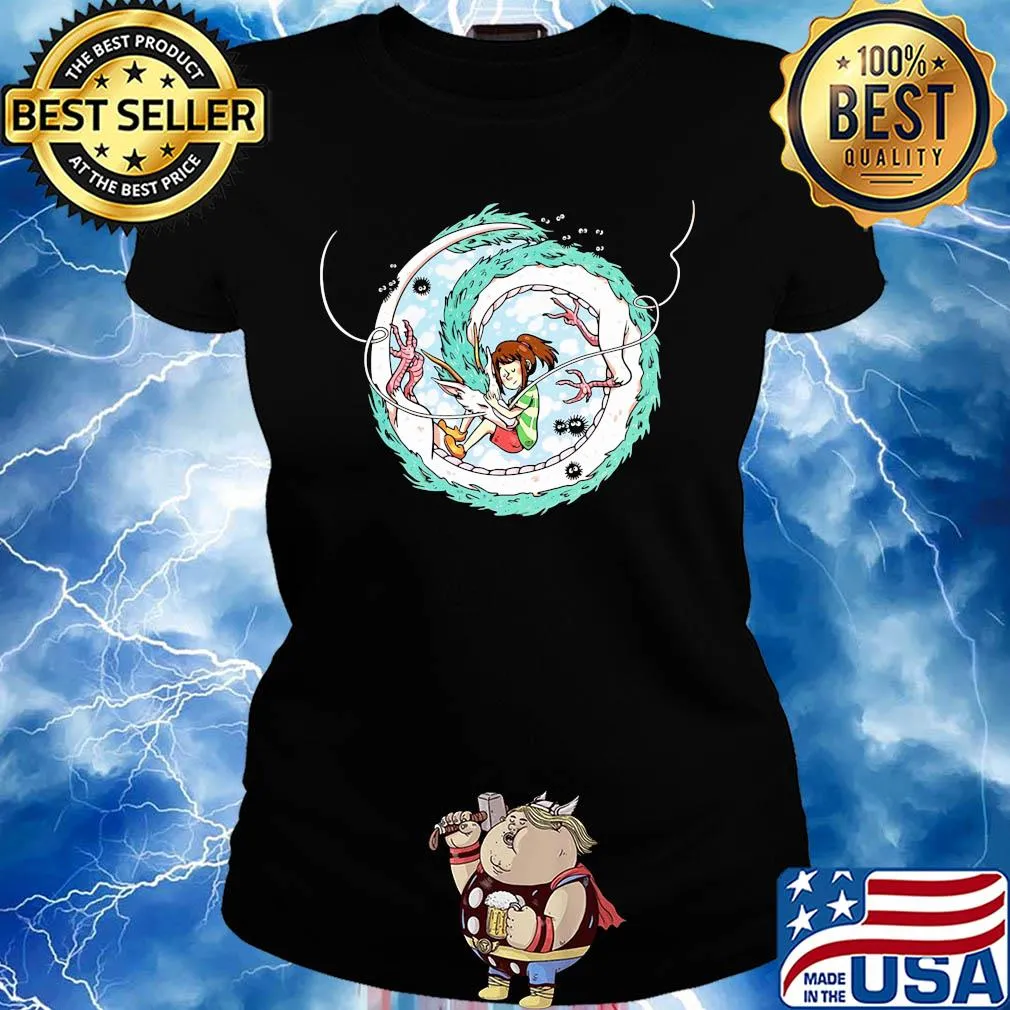 Spirited away haku and chihiro s Ladies tee