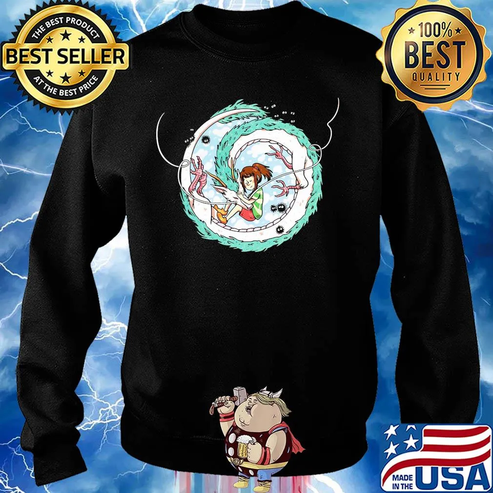 Spirited away haku and chihiro s Sweater