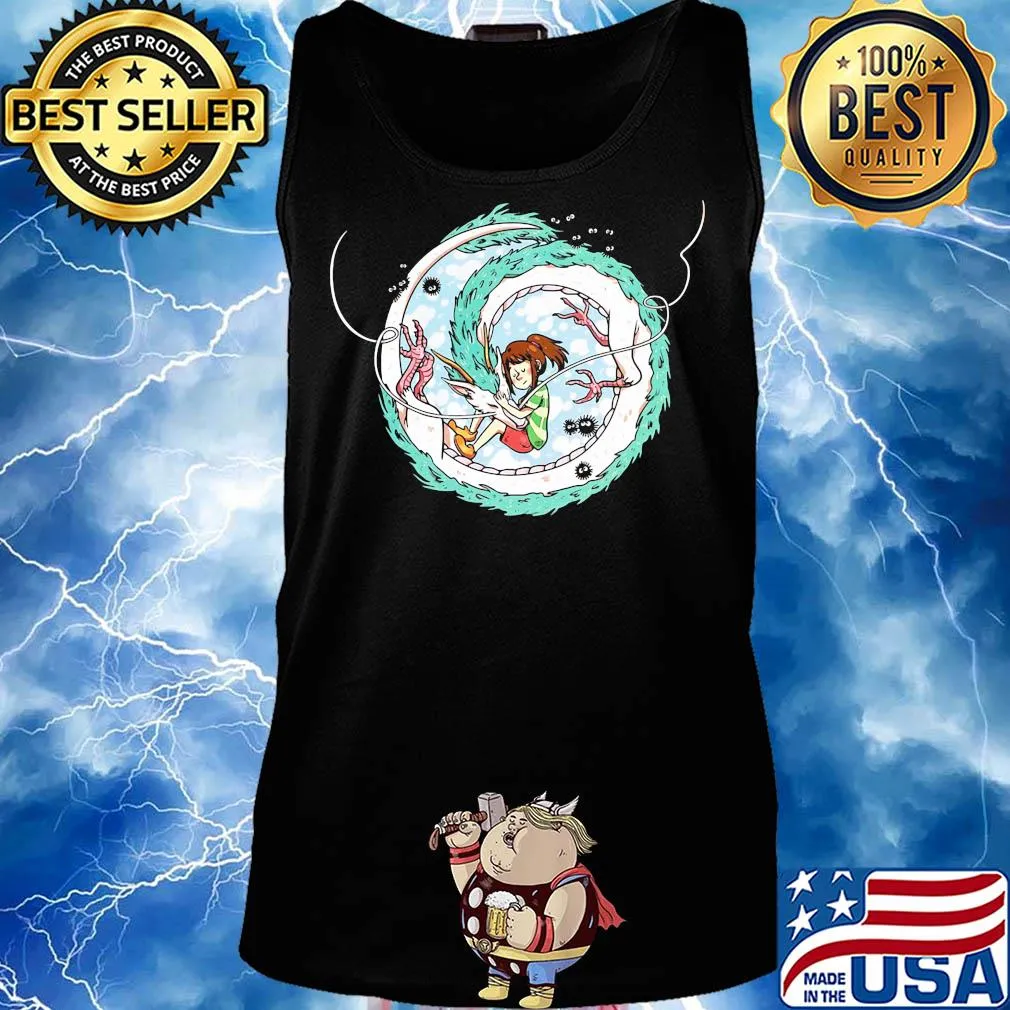 Spirited away haku and chihiro s Tank top