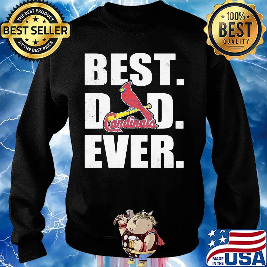 St. Louis cardinals best dad ever happy father's day logo s Sweater