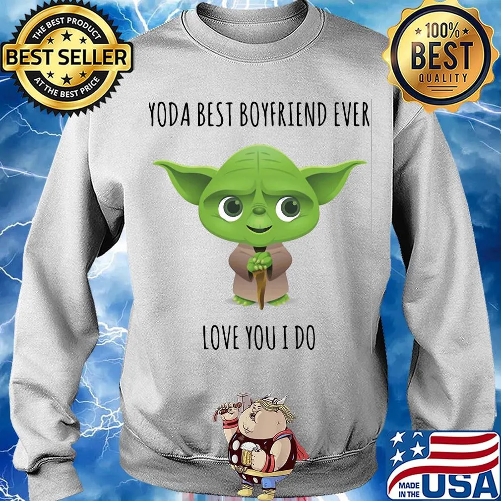 Star wars baby yoda best boyfriend ever love you I do s Sweater