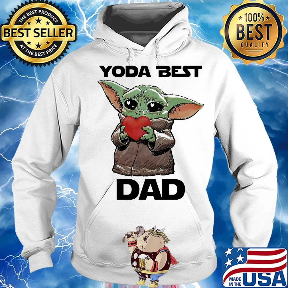 Star wars baby yoda best dad heart father’s day s Hoodie