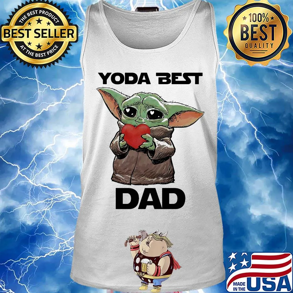 Star wars baby yoda best dad heart father’s day s Tank top