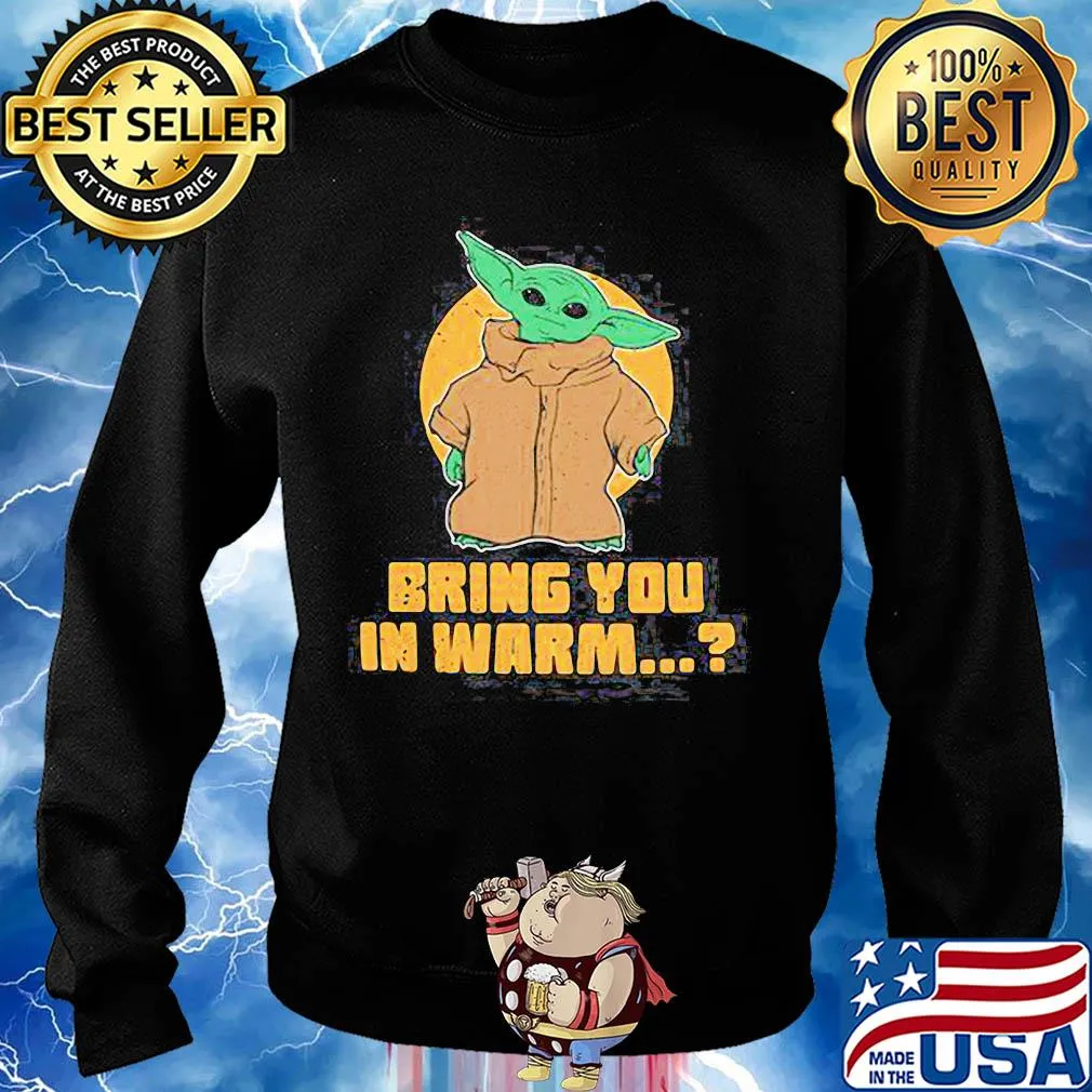 Star wars baby yoda bring you in warm or cold vintage s Sweater