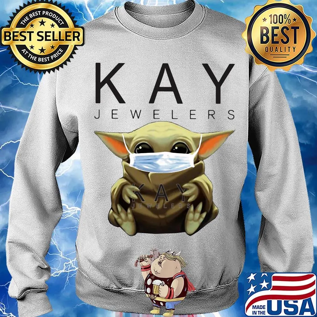 Star wars baby yoda hug kay jewelers mask covid-19 s Sweater