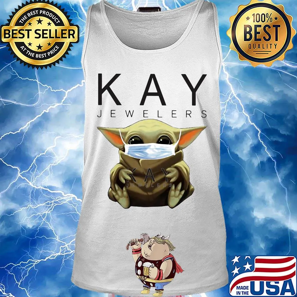 Star wars baby yoda hug kay jewelers mask covid-19 s Tank top