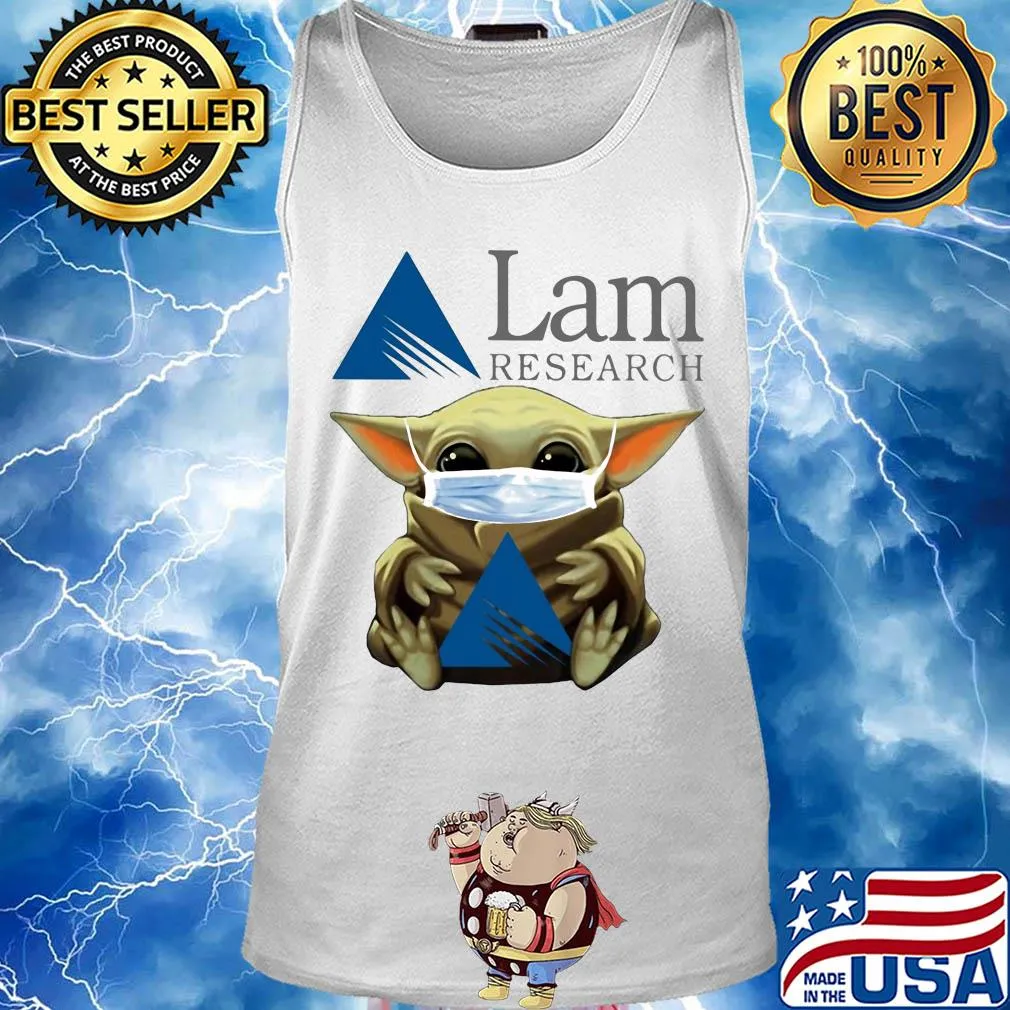 Star wars baby yoda hug lam research mask covid-19 s Tank top