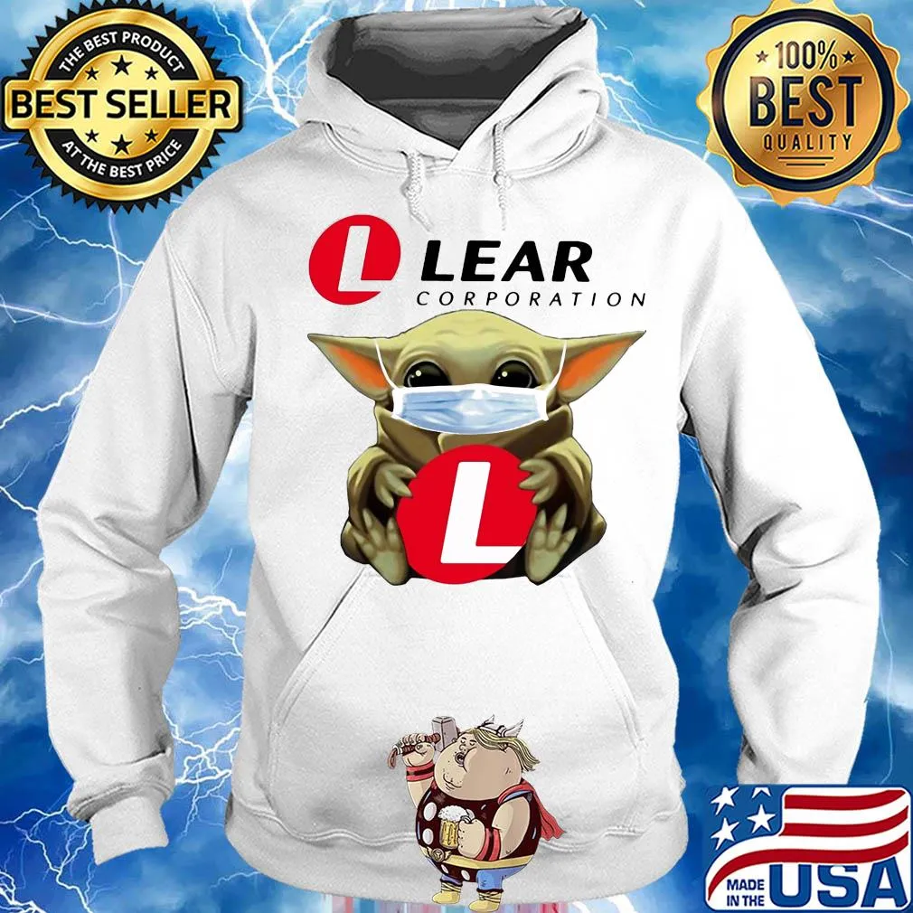 Star wars baby yoda hug lear corporation mask covid-19 s Hoodie