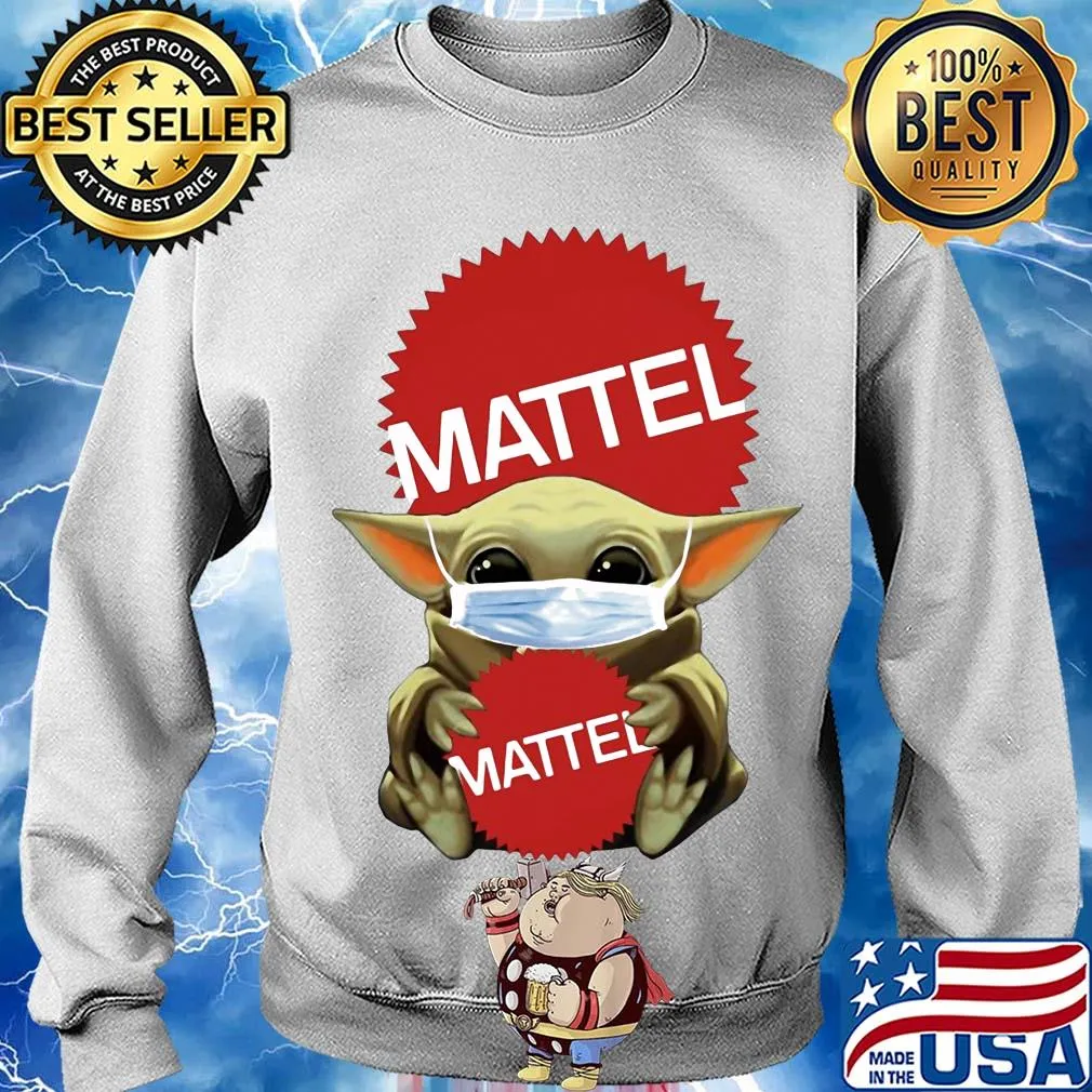 Star wars baby yoda hug mattel mask covid-19 s Sweater