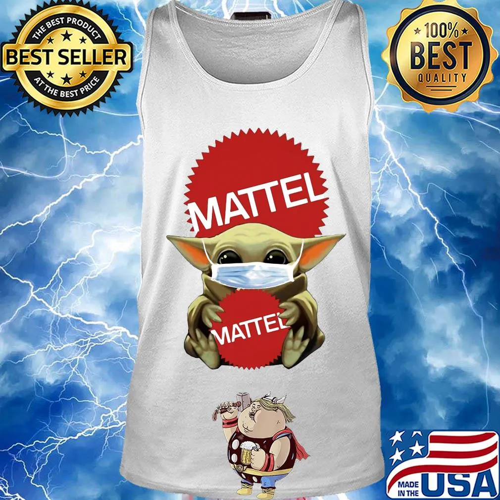 Star wars baby yoda hug mattel mask covid-19 s Tank top