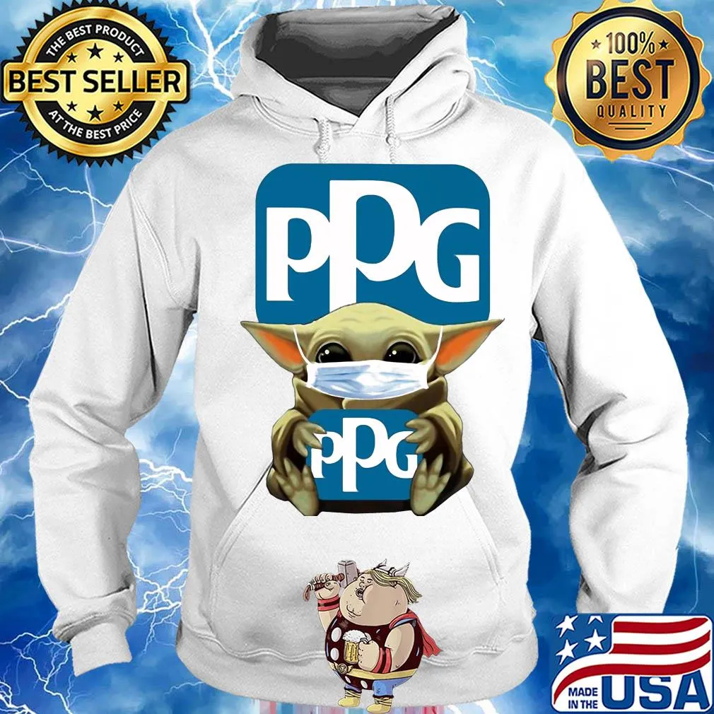 Star wars baby yoda hug ppg mask covid-19 s Hoodie
