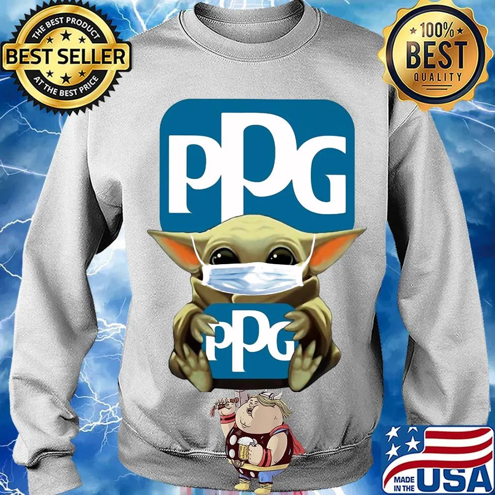 Star wars baby yoda hug ppg mask covid-19 s Sweater