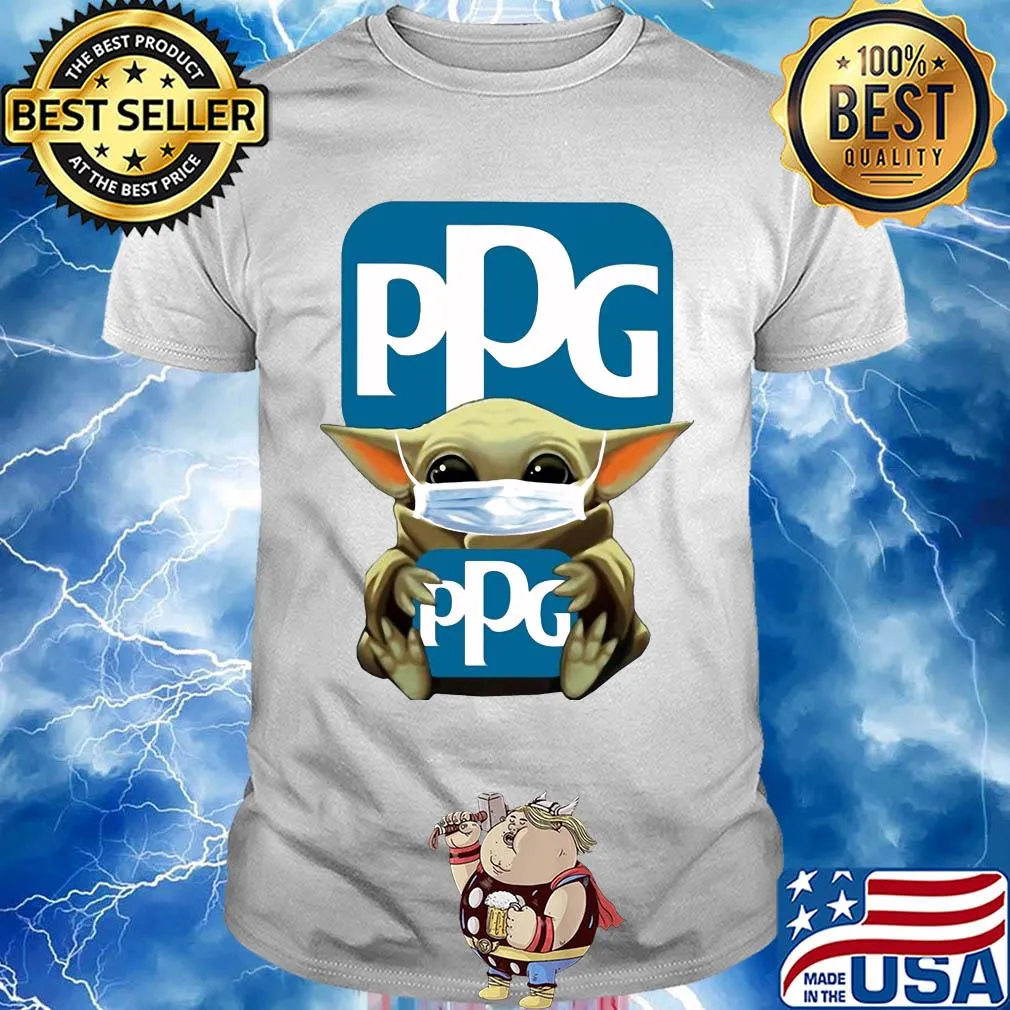 Star wars baby yoda hug ppg mask covid-19 shirt