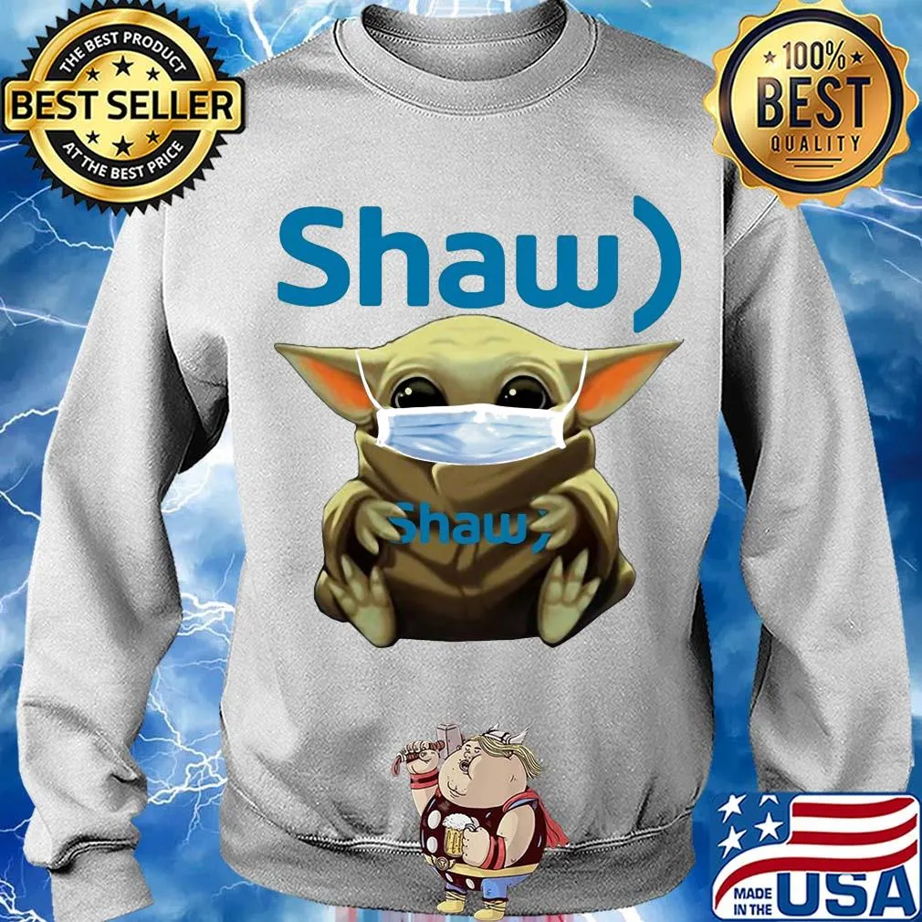 Star wars baby yoda hug shaw mask covid-19 s Sweater