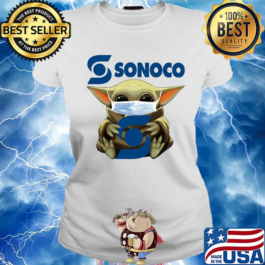 Star wars baby yoda hug sonoco covid-19 s Ladies tee