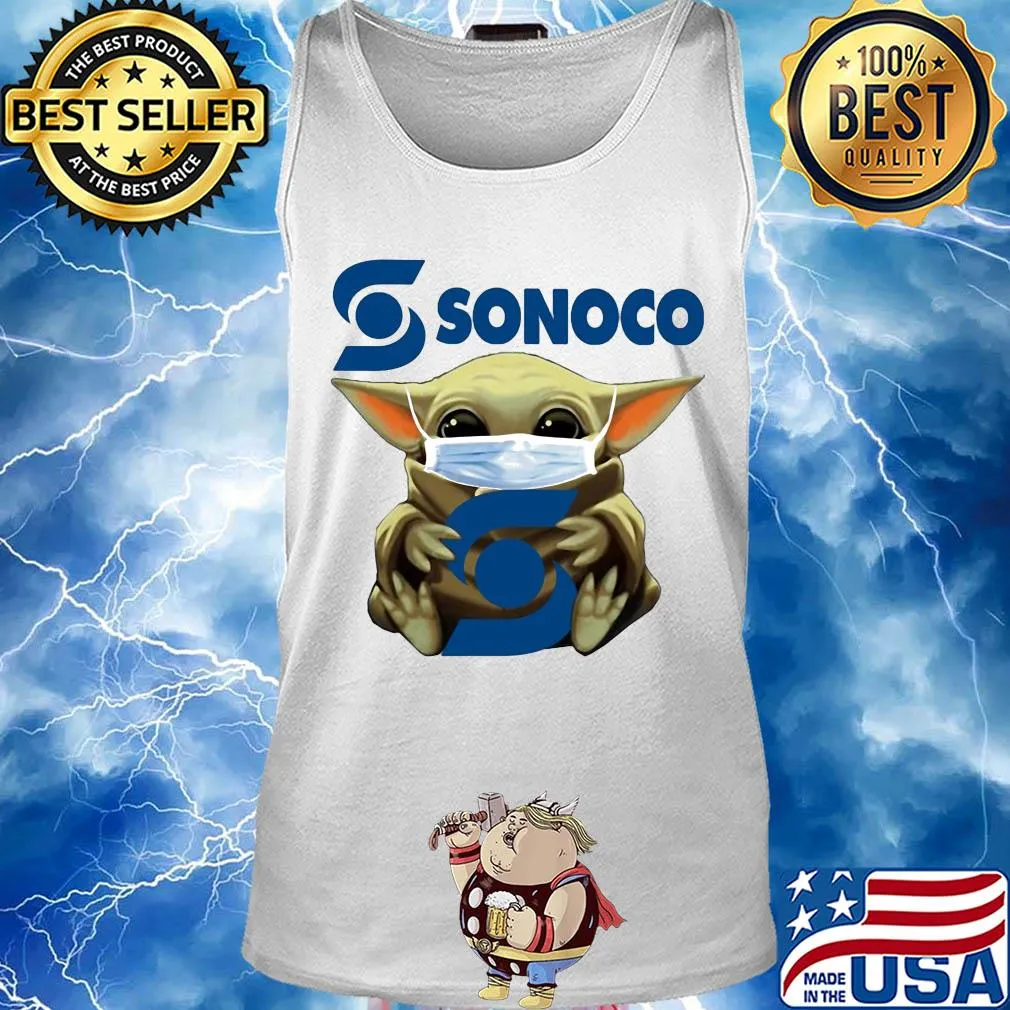 Star wars baby yoda hug sonoco covid-19 s Tank top