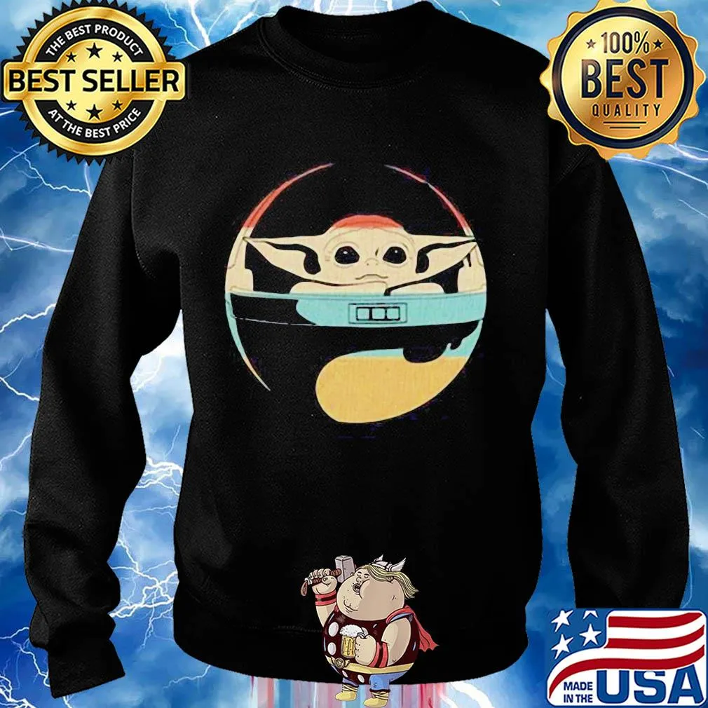 Star wars baby yoda sunset vintage s Sweater