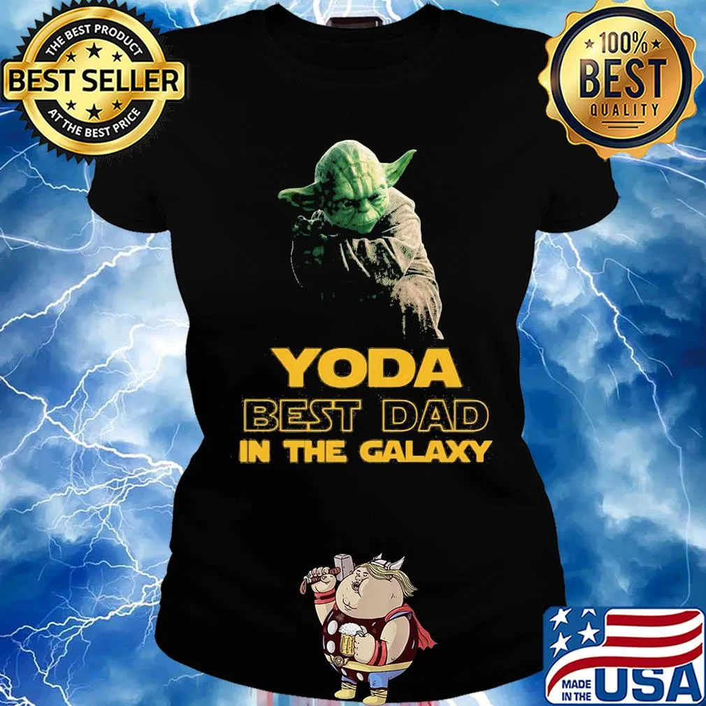 Star wars master yoda best dad in the galaxy s Ladies tee