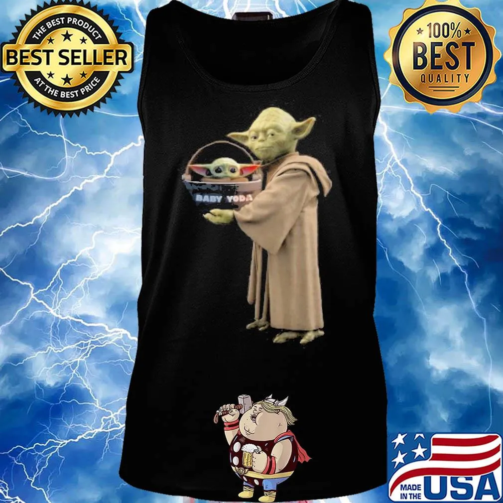 Star wars master yoda hug baby yoda s Tank top