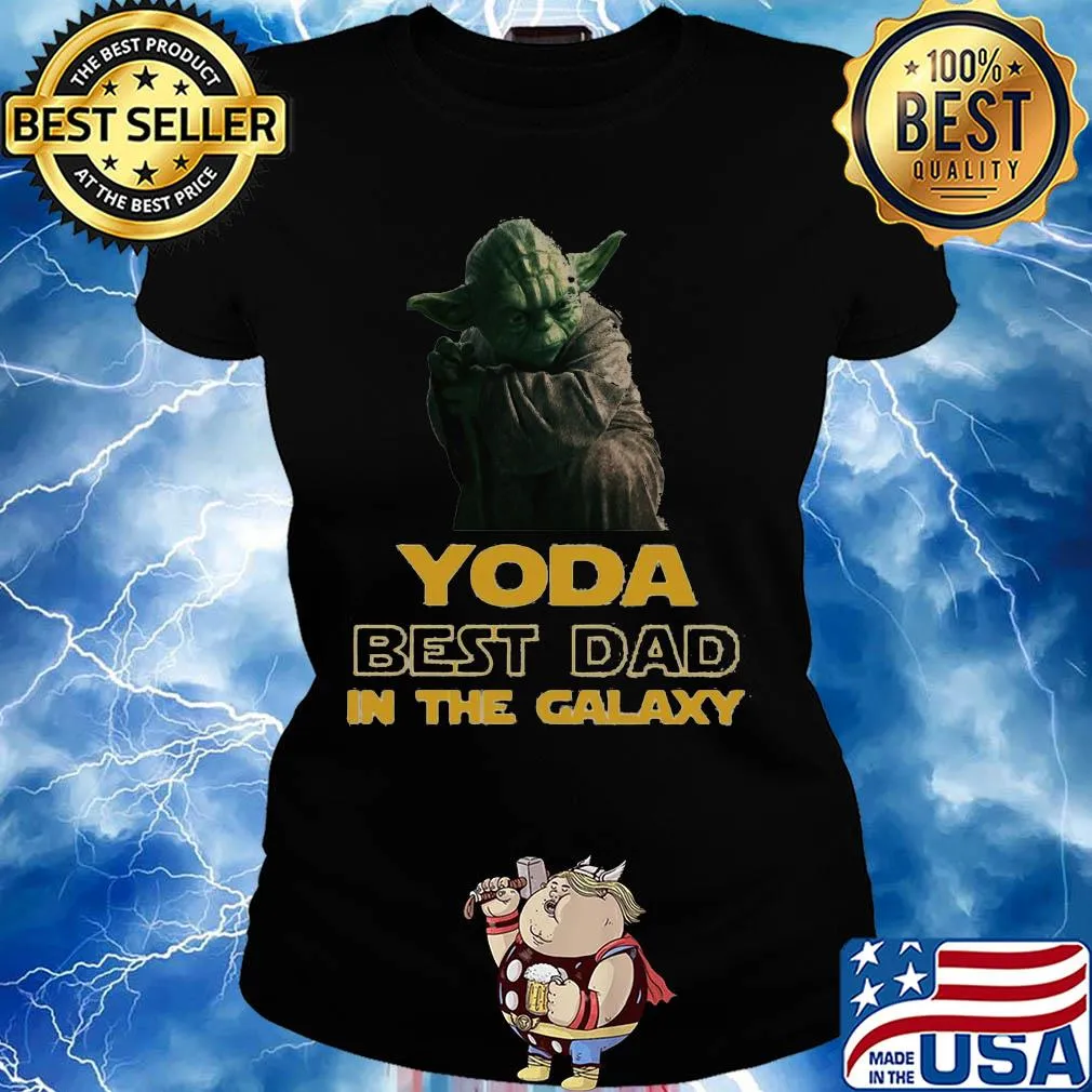 Star wars yoda best dad in the galaxy s Ladies tee