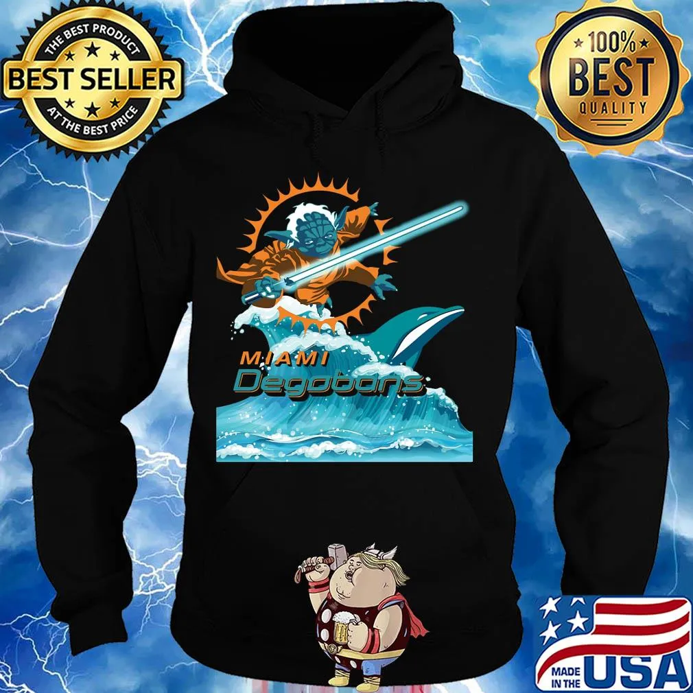 Star wars yoda miami dolphins degobons s Hoodie