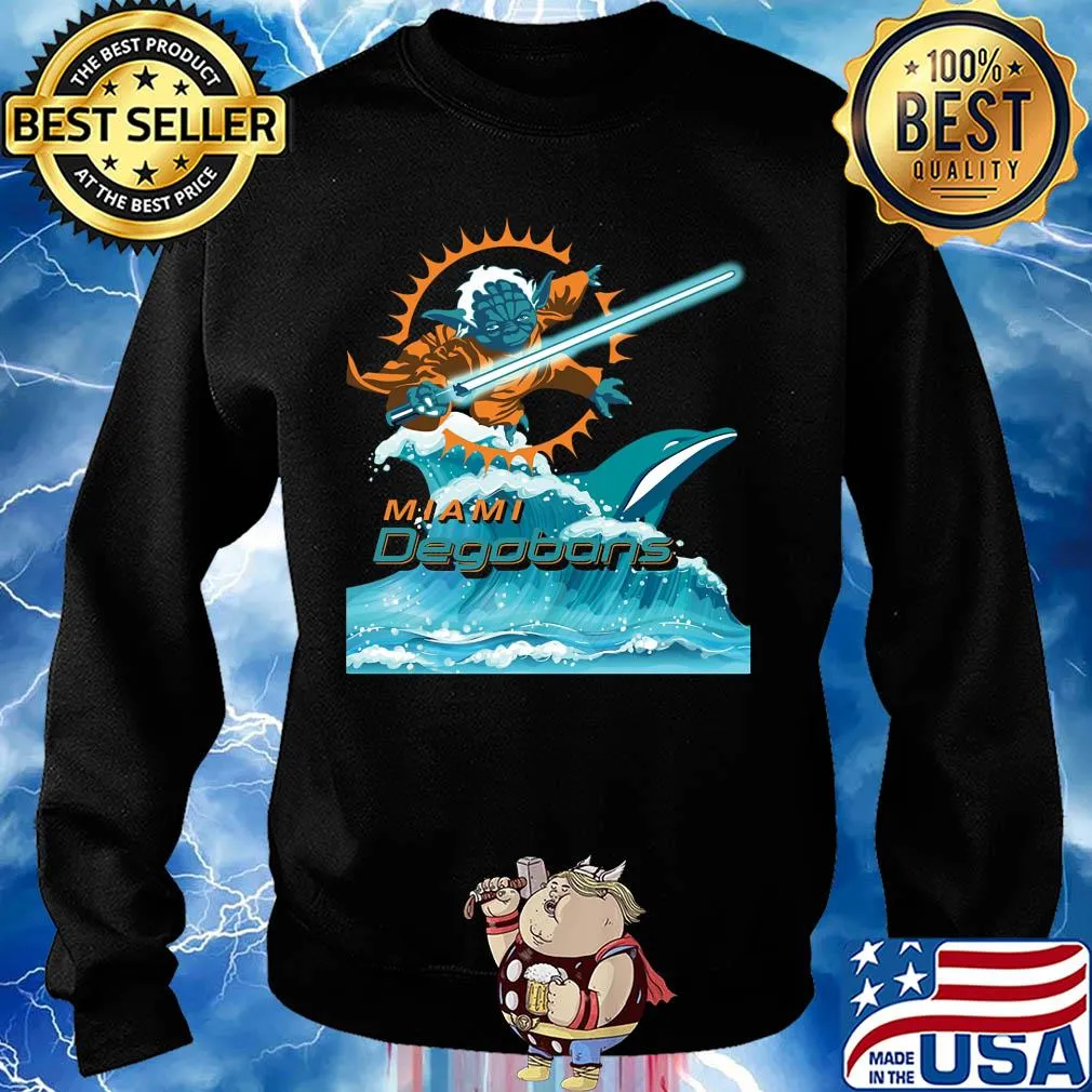 Star wars yoda miami dolphins degobons s Sweater