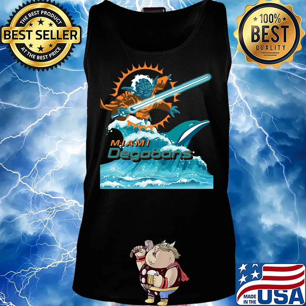Star wars yoda miami dolphins degobons s Tank top