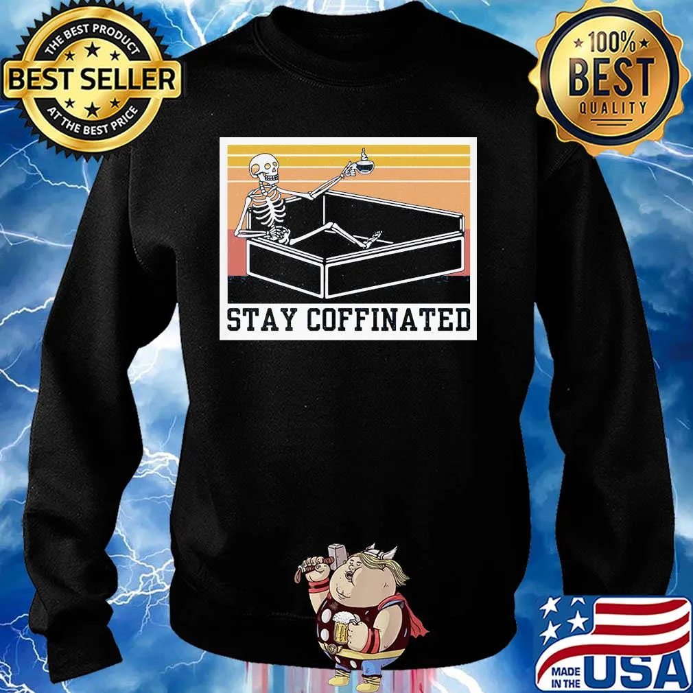 Stay coffinated skull vintage s Sweater