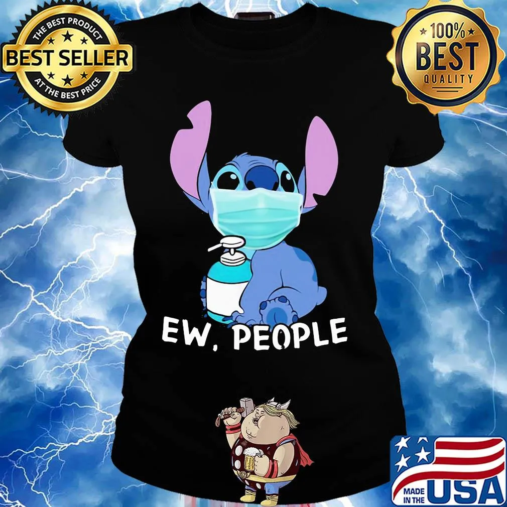 Stitch mask hug soap ew people s Ladies tee