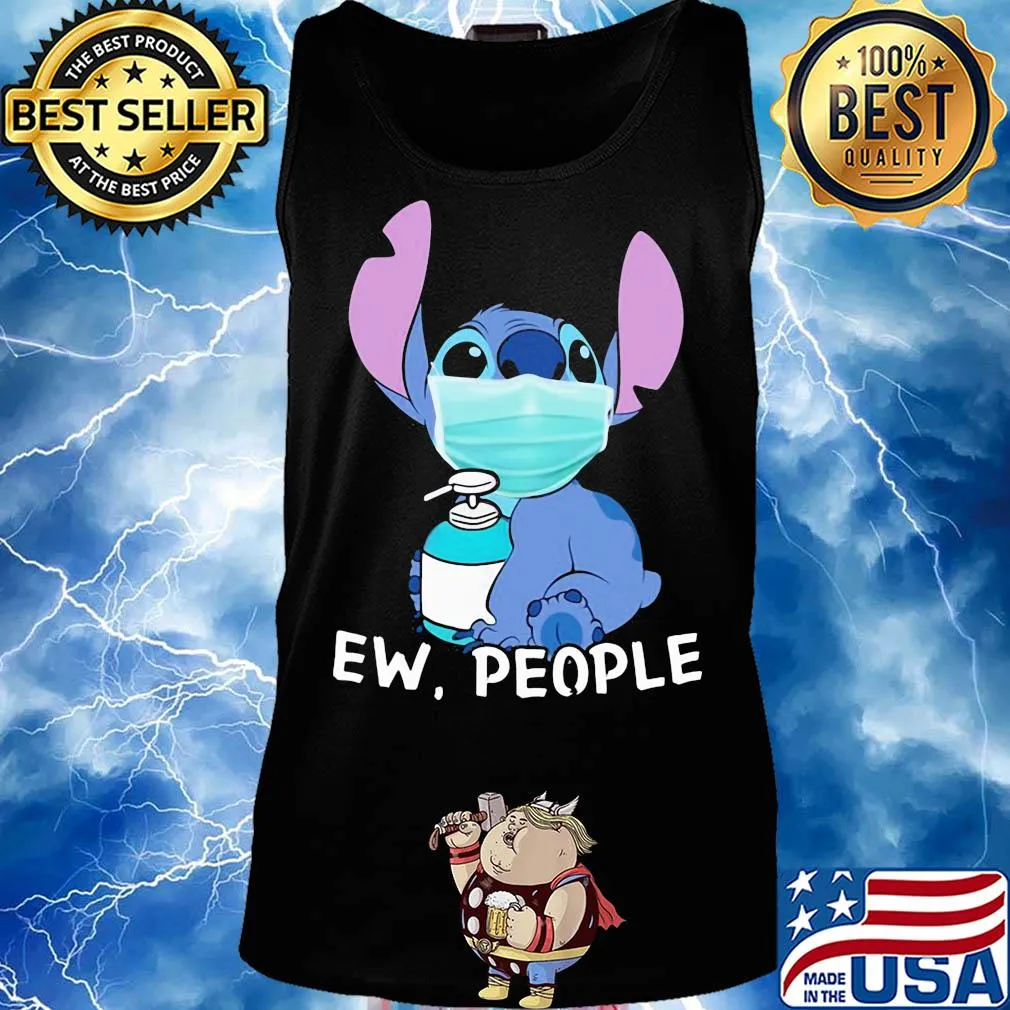 Stitch mask hug soap ew people s Tank top