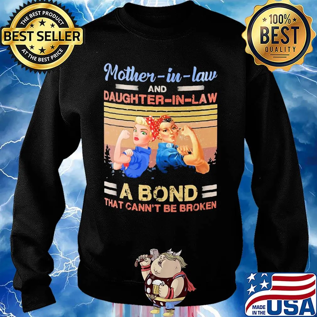 Strong mother-in-law and daughter-in-law a bond that can't be broken vintage s Sweater