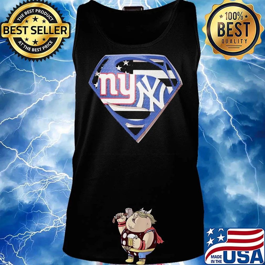 Superhero new york giants diamond american flag s Tank top