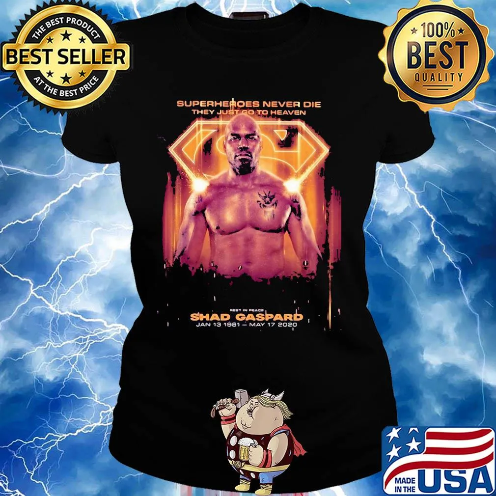 Superheroes never die they just go to heaven s Ladies tee