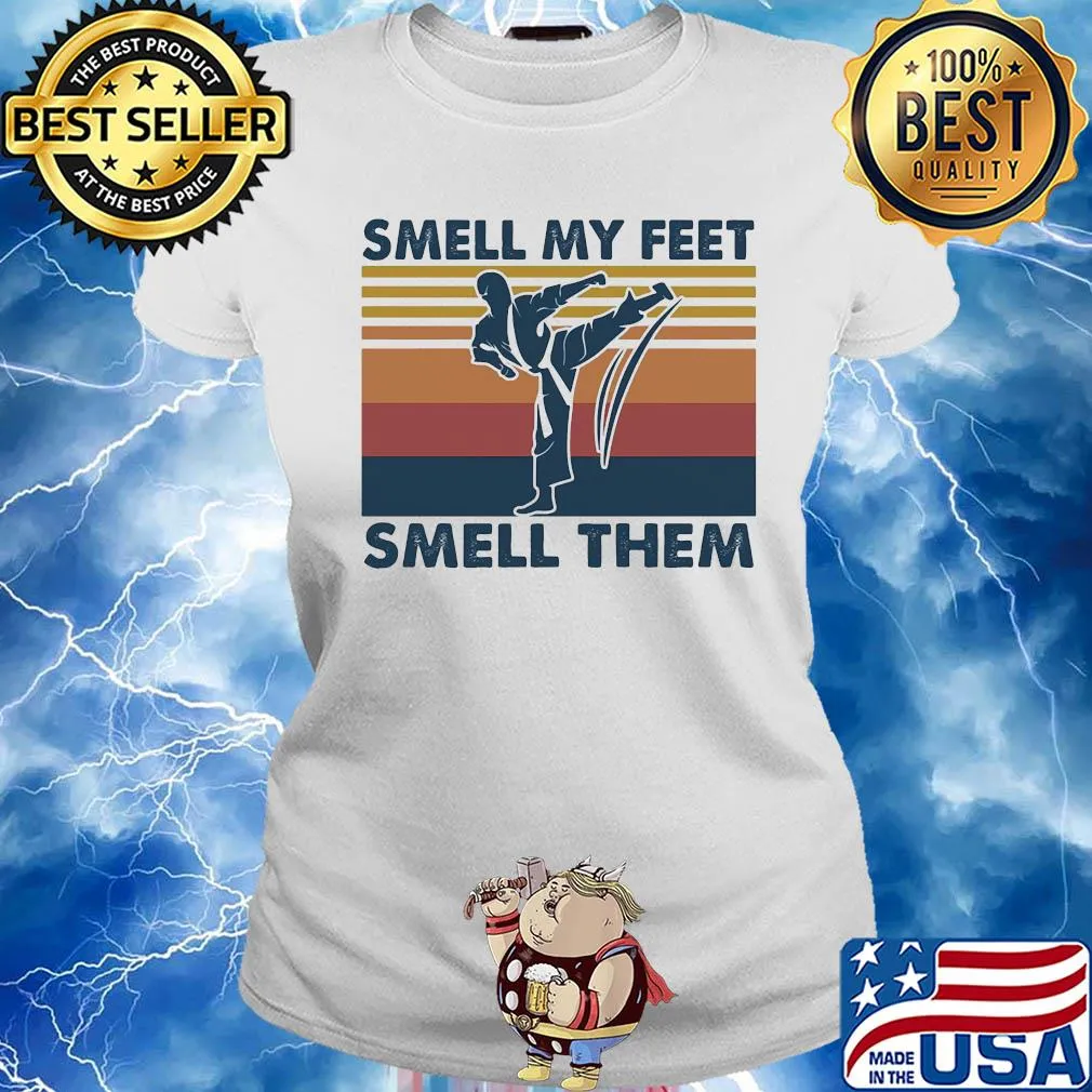 Taekwondo smell my feet smell them vintage s Ladies tee