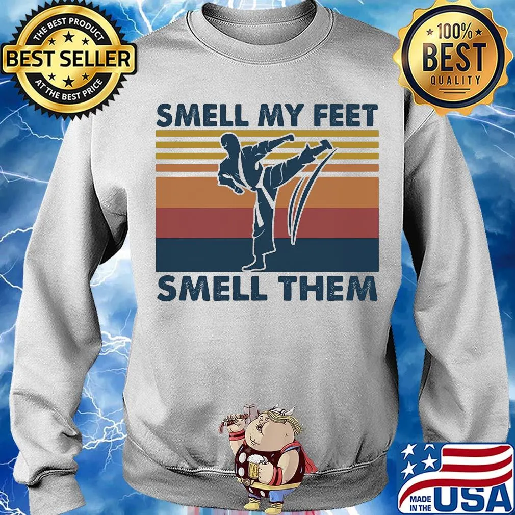 Taekwondo smell my feet smell them vintage s Sweater