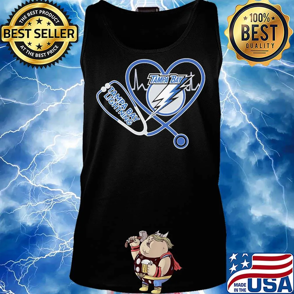 Tampa bay lightning hockey stethoscope heart s Tank top