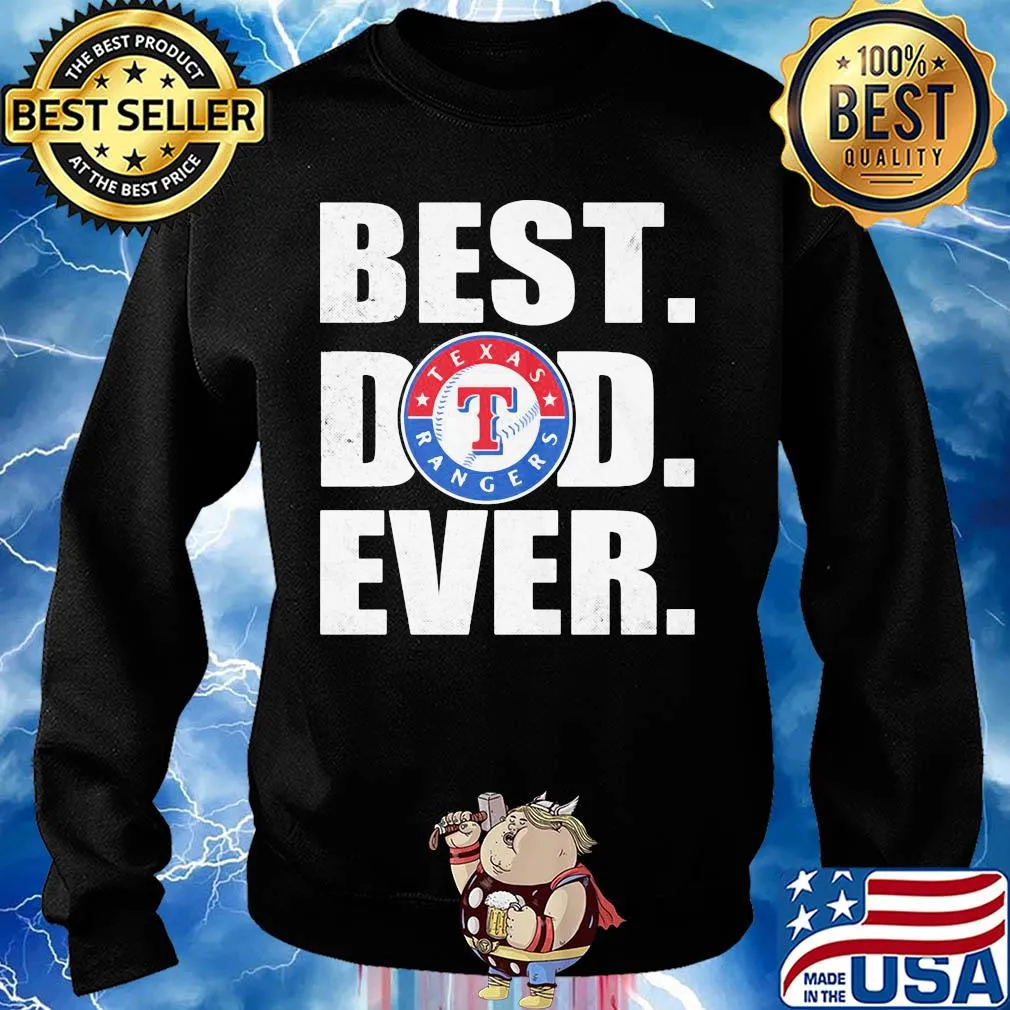 Texas rangers best dad ever happy father's day s Sweater