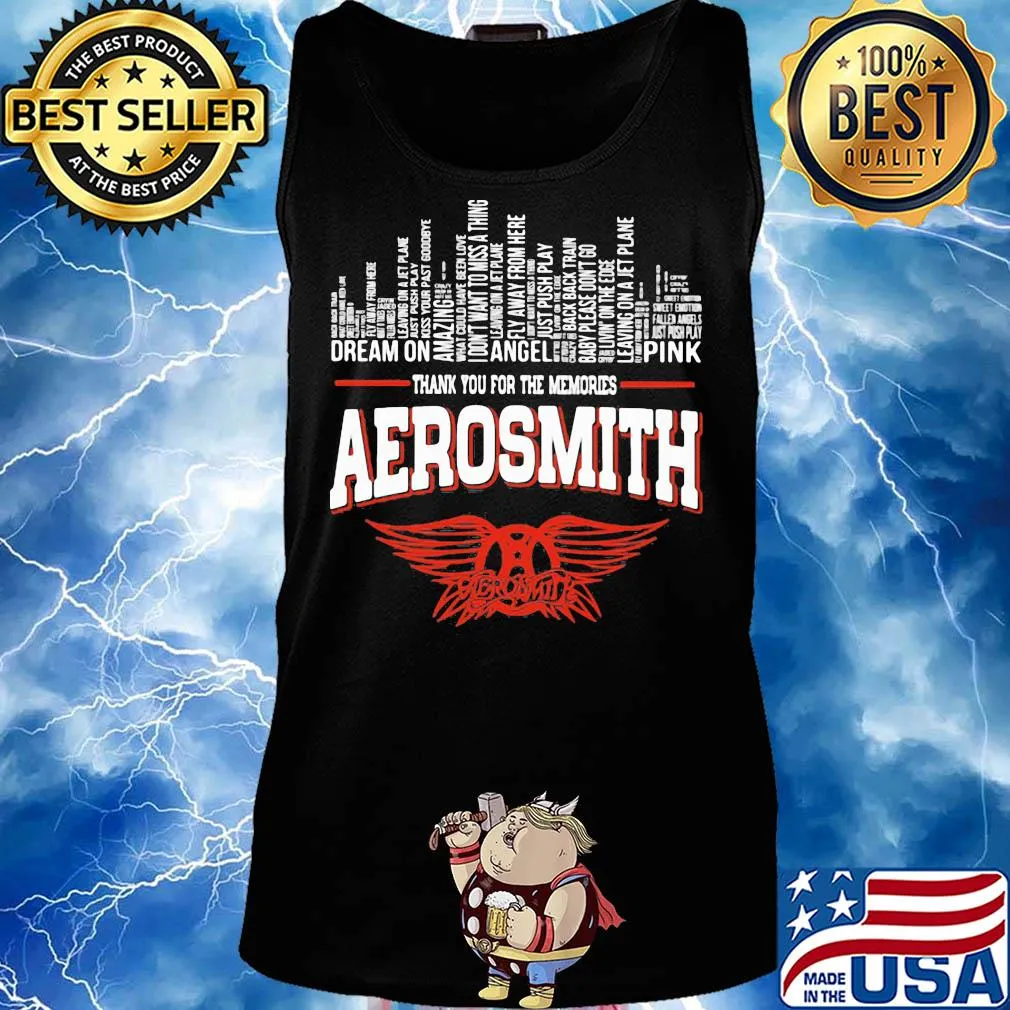Thank you for the memories aerosmith s Tank top