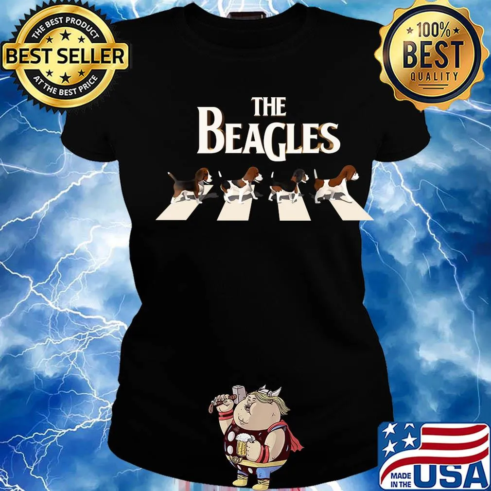 The beagles Dog abbey road s Ladies tee