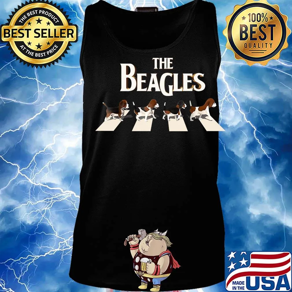 The beagles Dog abbey road s Tank top
