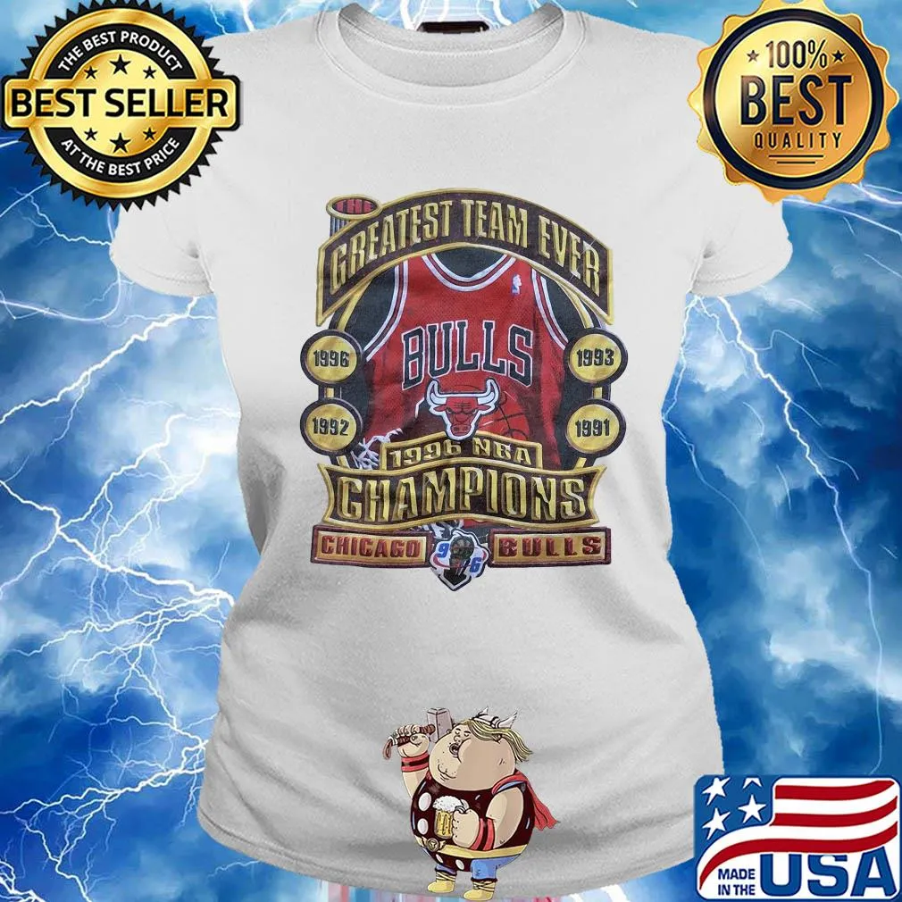 The greatest team ever 1996 nba champions chicago bulls s Ladies tee