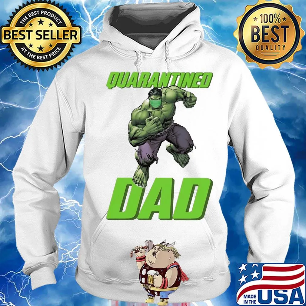 The hulk mask quarantined dad s Hoodie