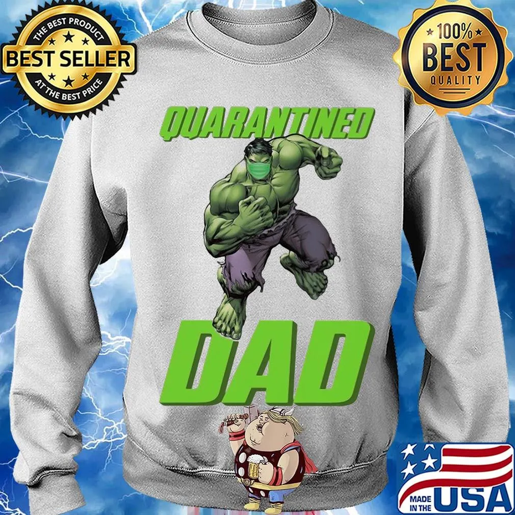 The hulk mask quarantined dad s Sweater