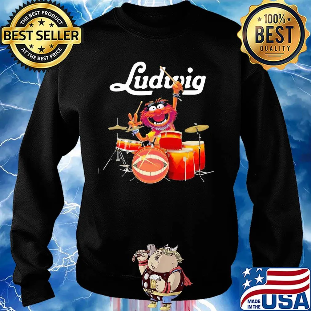 The muppet show animal playing ludwig drums s Sweater