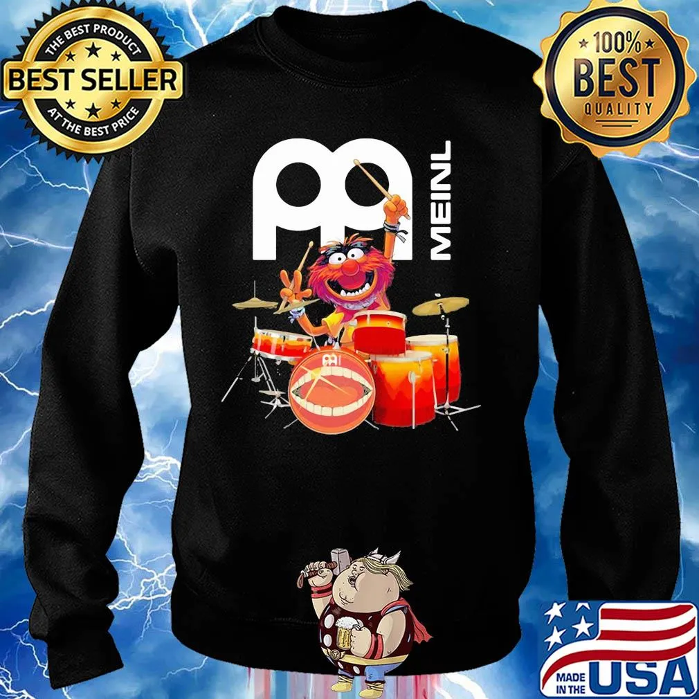 The muppet show animal playing meinl cymbals drums s Sweater
