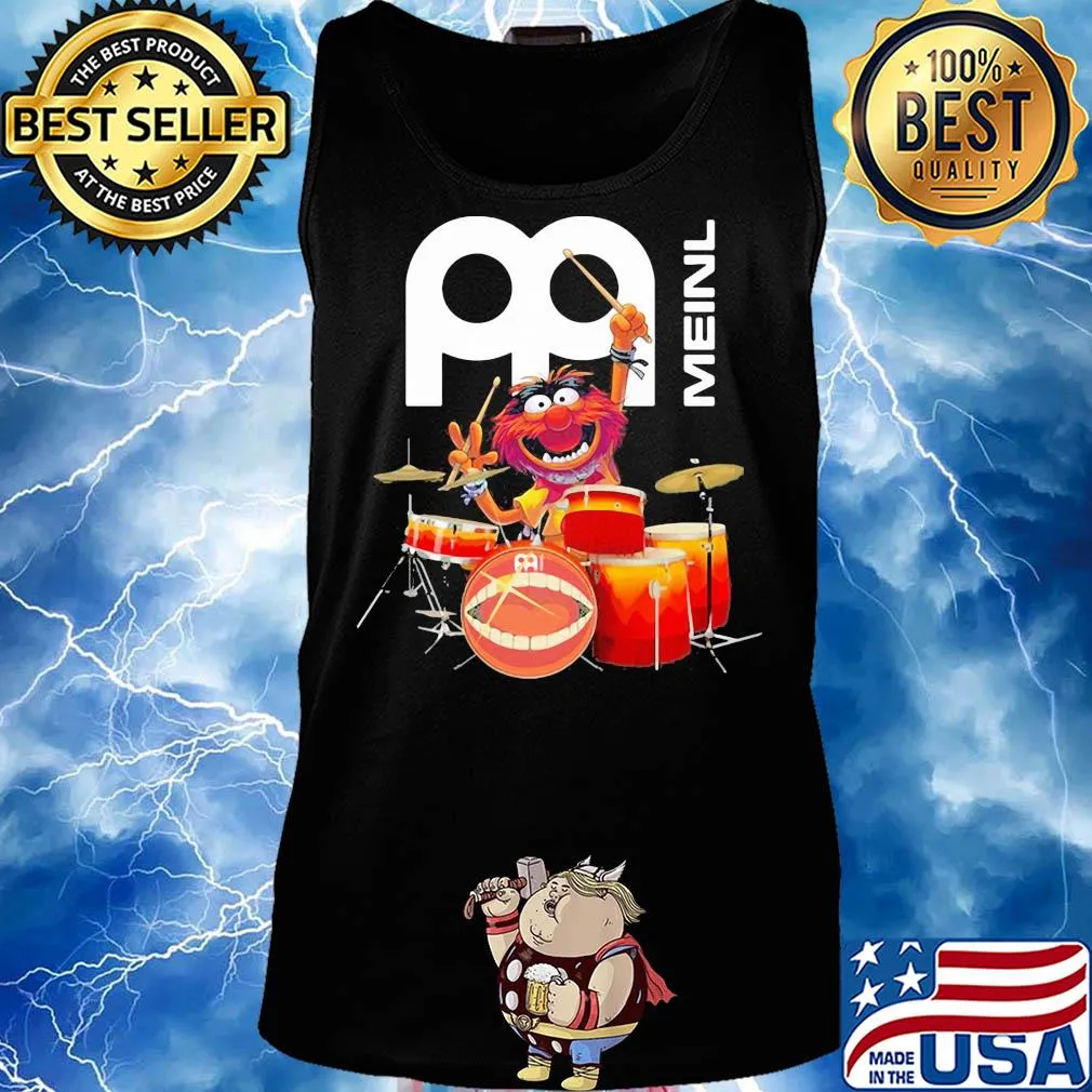 The muppet show animal playing meinl cymbals drums s Tank top