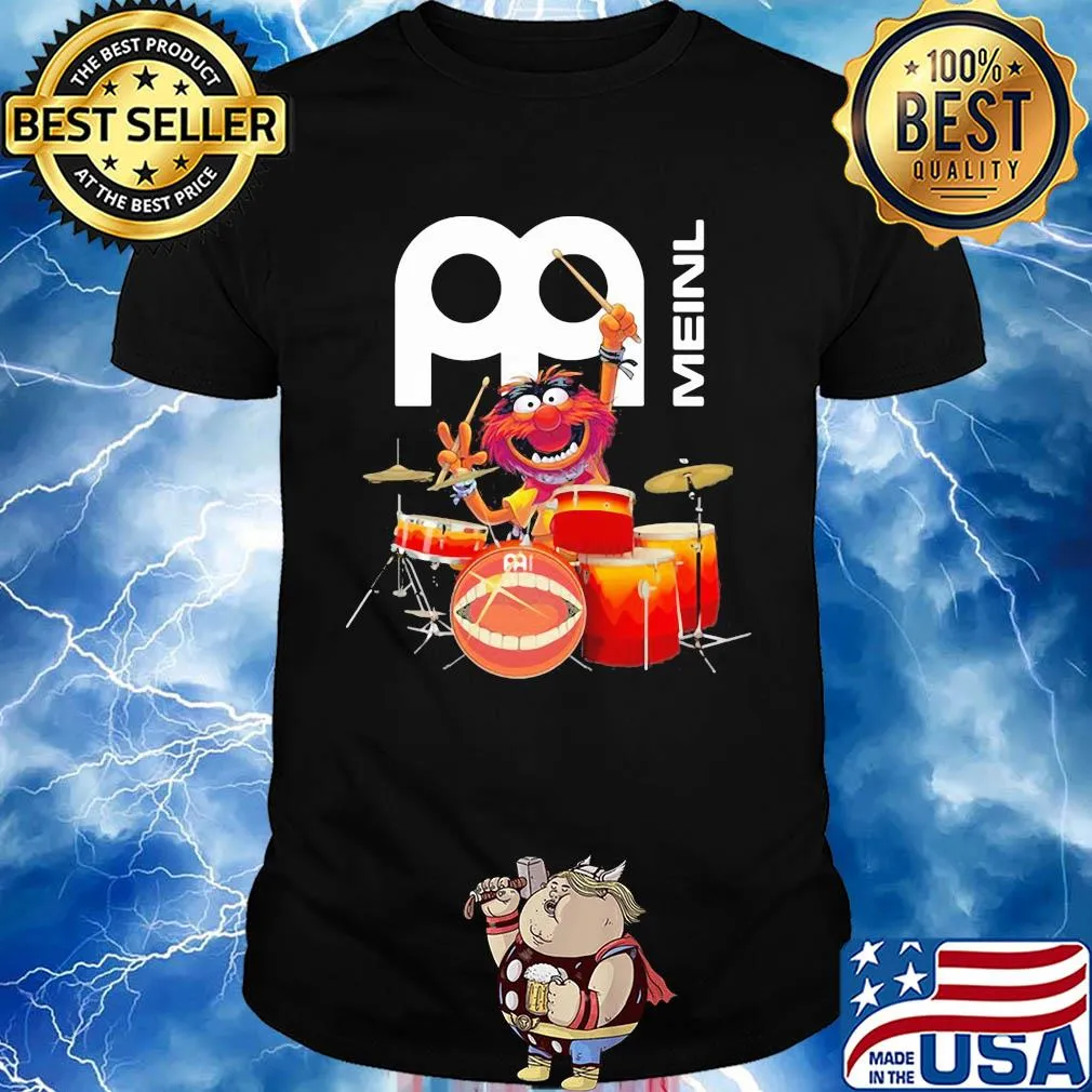 The muppet show animal playing meinl cymbals drums shirt